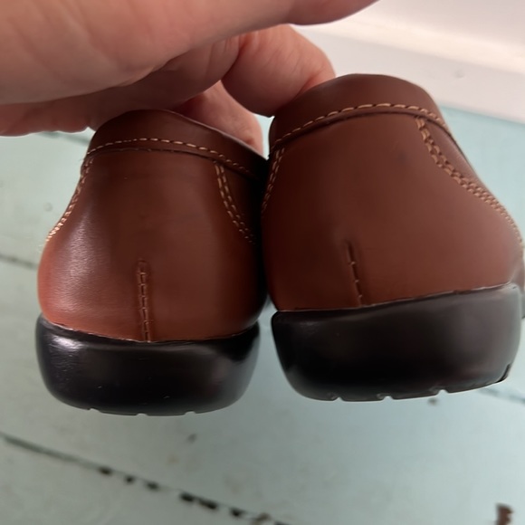 Loafer Size 6W Horse-bite Buckle Leather Upper Thom McAn - Picture 9 of 13